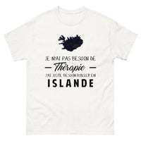 Thumbnail for T-shirt blanc en Islande - Thérapie
