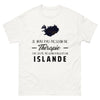 T-shirt blanc en Islande - Thérapie