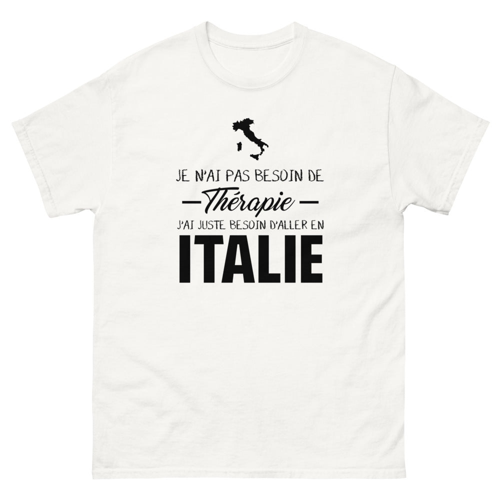 T-shirt blanc en Italie - Thérapie