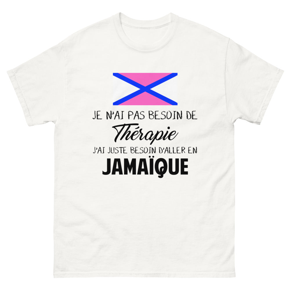 T-shirt blanc en Jamaique - Thérapie