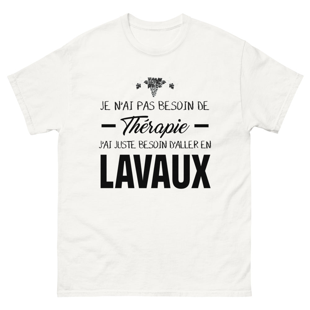 T-shirt blanc en Lavaux - Thérapie