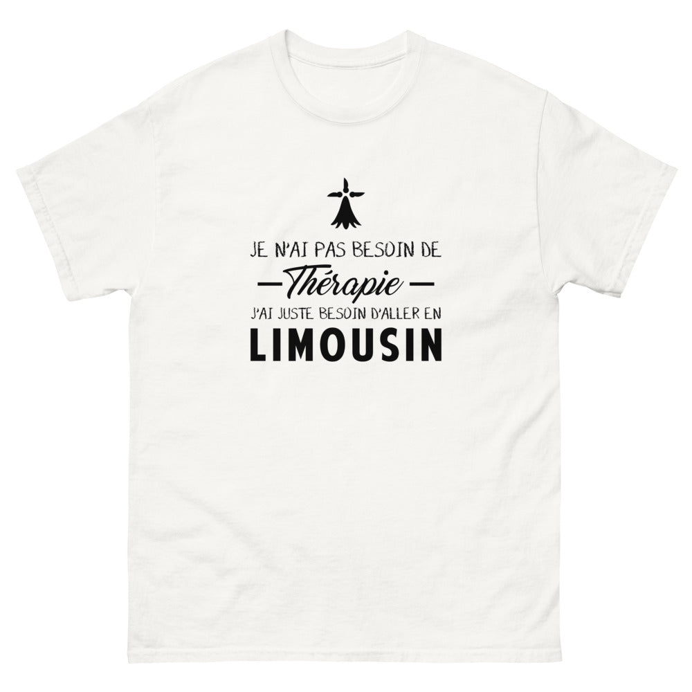 T-shirt blanc en Limousin - Thérapie