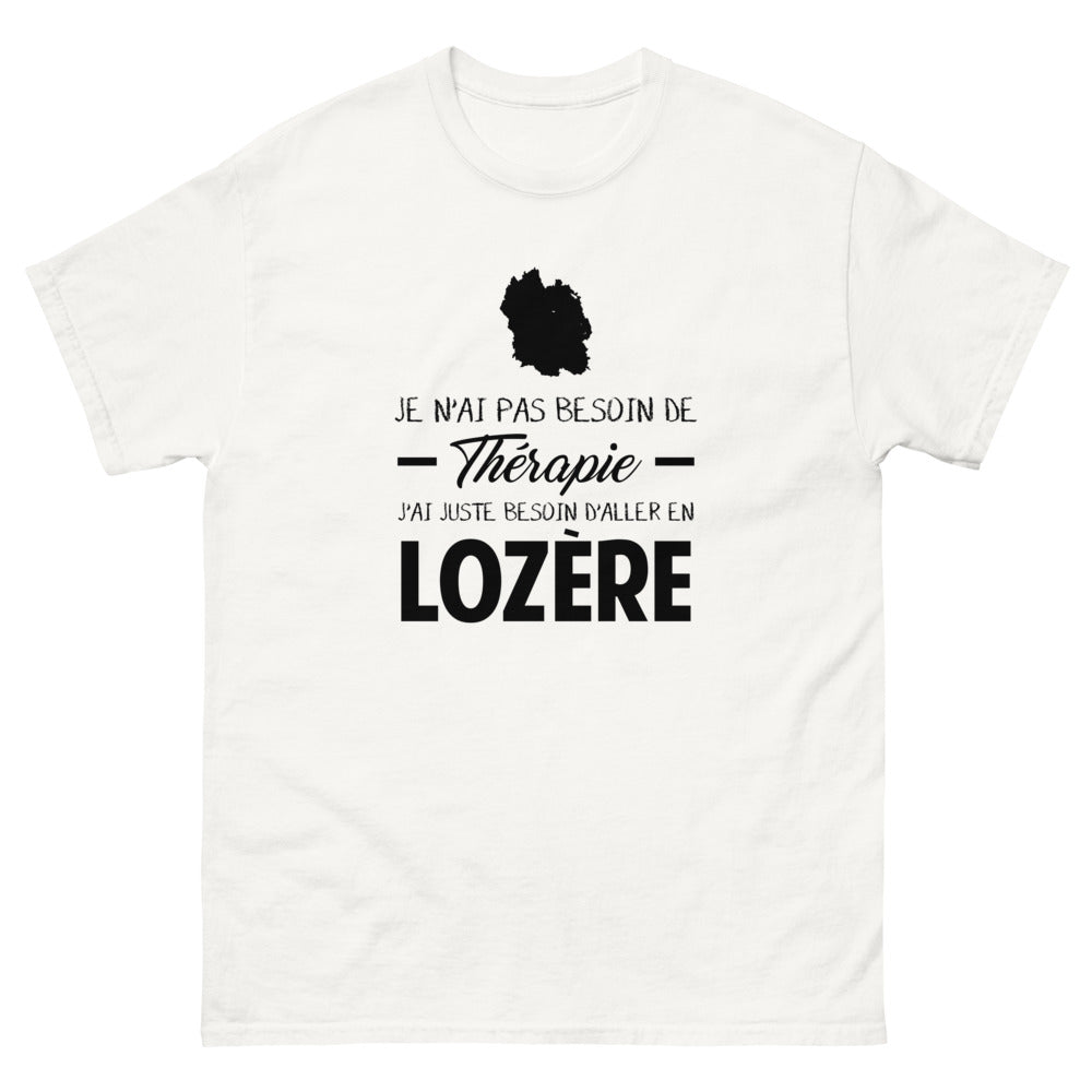 T-shirt blanc en Lozere - Thérapie