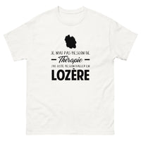 Thumbnail for T-shirt blanc en Lozere - Thérapie