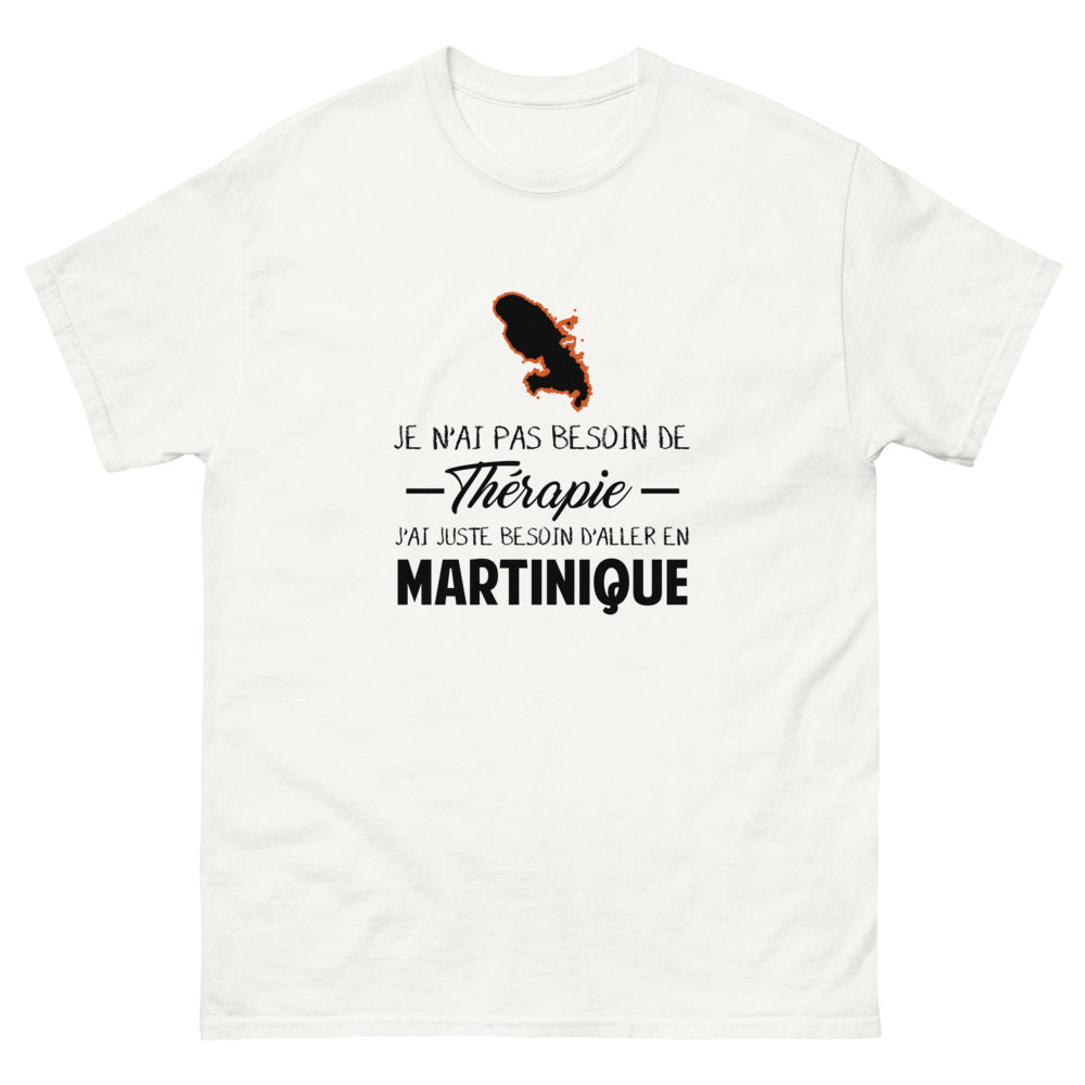 T-shirt blanc en Martinique - Thérapie