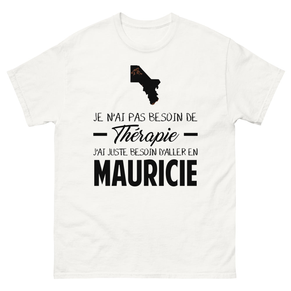 T-shirt blanc en Mauricie - Thérapie