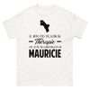 T-shirt blanc en Mauricie - Thérapie
