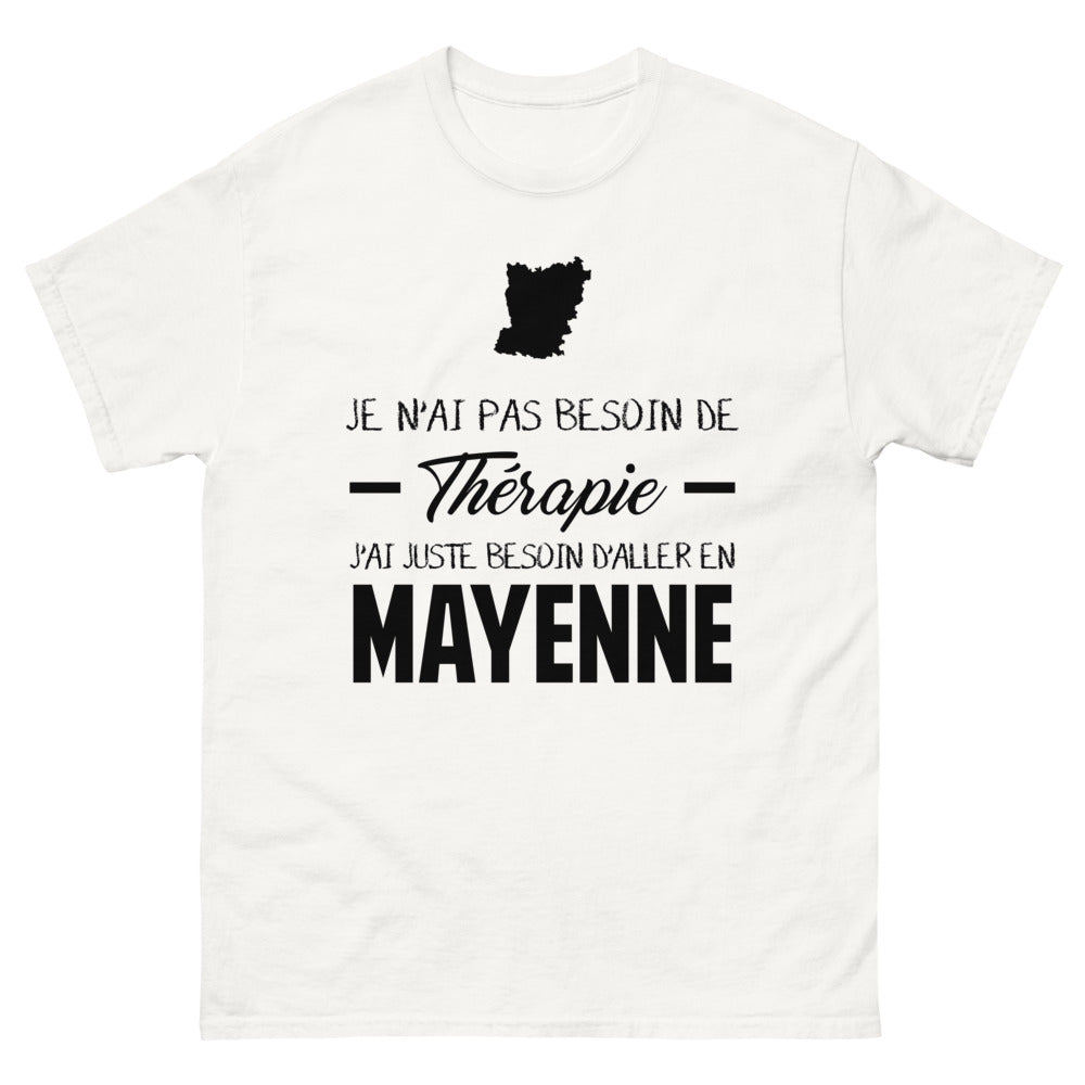 T-shirt blanc en Mayenne - Thérapie