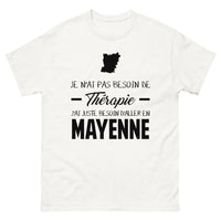 Thumbnail for T-shirt blanc en Mayenne - Thérapie