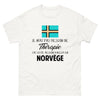 T-shirt blanc en Norvege - Thérapie