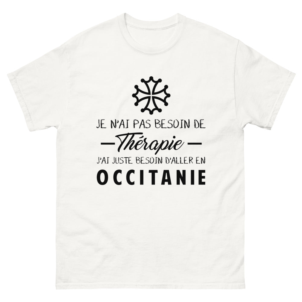 T-shirt blanc en Occitanie - Thérapie