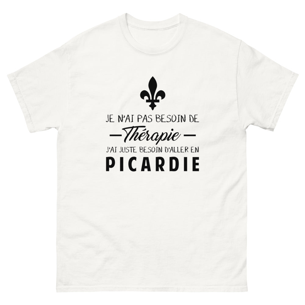 T-shirt blanc en Picardie - Thérapie
