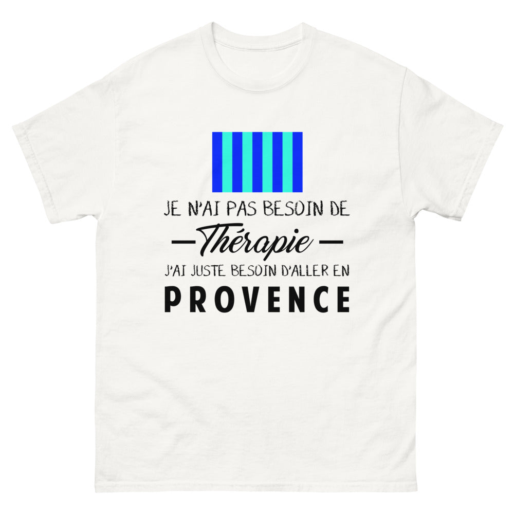 T-shirt blanc en Provence - Thérapie