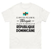 T-shirt blanc en Republique Dominicaine - Thérapie