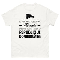 Thumbnail for T-shirt blanc en Republique Dominiquaine - Thérapie