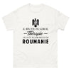 T-shirt blanc en Roumanie - Thérapie