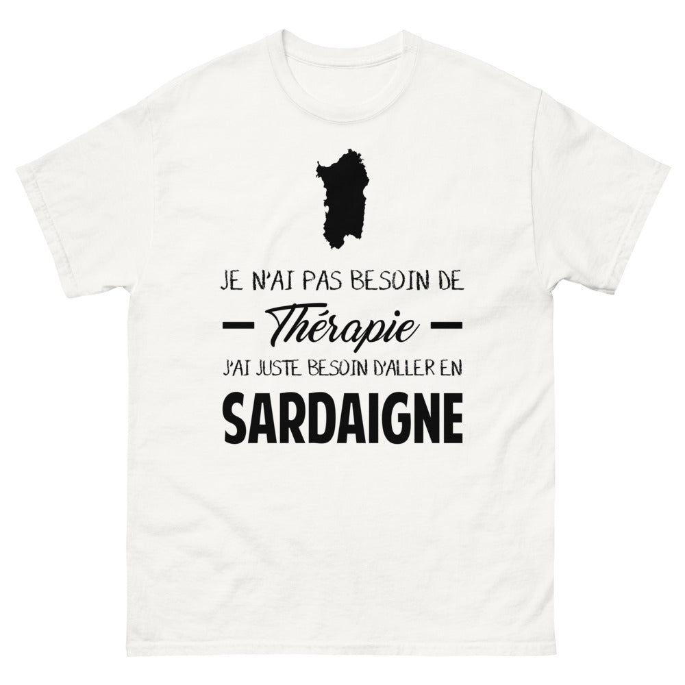 T-shirt blanc en Sardaigne - Thérapie