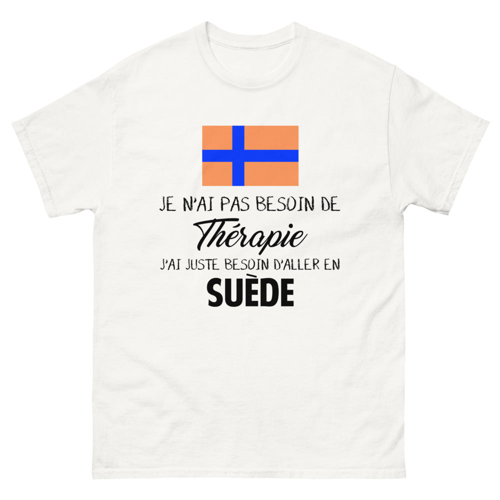 T-shirt blanc en Suede - Thérapie