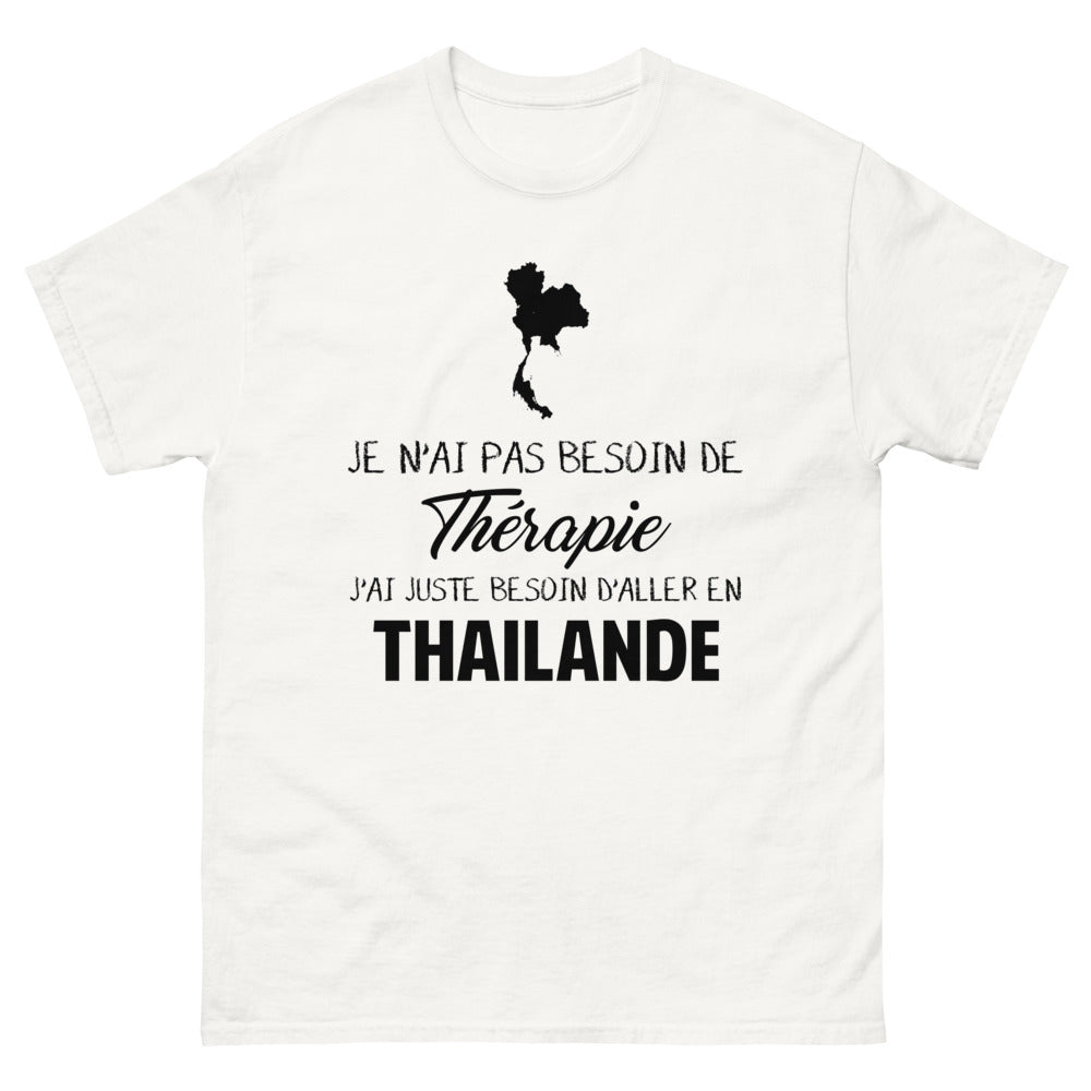 T-shirt blanc en Thailande - Thérapie