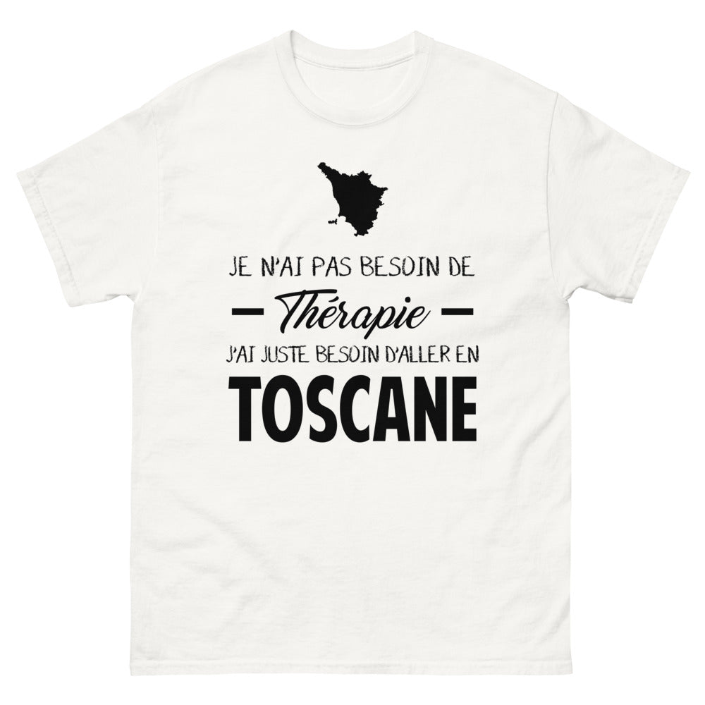 T-shirt blanc en Toscane - Thérapie
