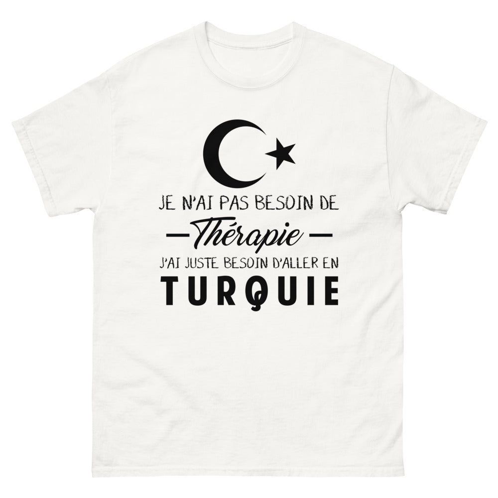 T-shirt blanc en Turquie - Thérapie