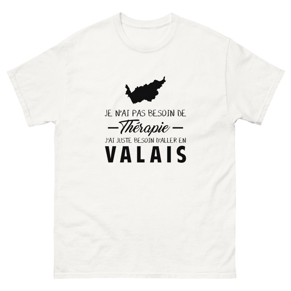 T-shirt blanc en Valais - Thérapie