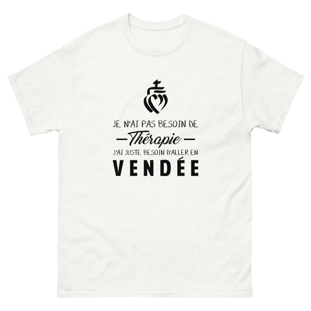 T-shirt blanc en Vendee - Thérapie