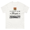 T-shirt blanc Ich Brauche Keine Therapie Ich Muss Einfach Nur Nach Zermatt_de_sombre_std.png - Thérapie