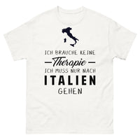 Thumbnail for T-shirt blanc Ich Brauche Keine Therapie Ich Muss Nur Nach Italien Gehen_de_sombre_std.png - Thérapie