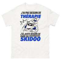 Thumbnail for T-shirt blanc J Ai Pas Besoin de Therapie J Ai Juste Besoin de Faire du Skidoo_fr_sombre_std.png - Thérapie