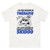T-shirt blanc J Ai Pas Besoin de Therapie J Ai Juste Besoin de Faire du Skidoo_fr_sombre_std.png - Thérapie