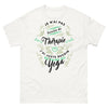 T-shirt blanc Je N Ai Pas Besoin de Therapie J Ai Juste Besoin de Faire du Yoga_fr_sombre_std.png - Thérapie