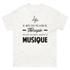 T-shirt blanc Je N Ai Pas Besoin de Therapie J Ai Juste Besoin de Jouer de la Musique_fr_sombre_std.png - Thérapie