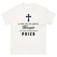 Thumbnail for T-shirt blanc Prier - Thérapie