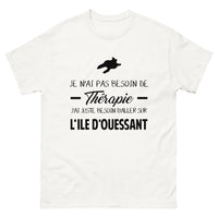 Thumbnail for T-shirt blanc sur l'Ile d'Ouessant - Thérapie