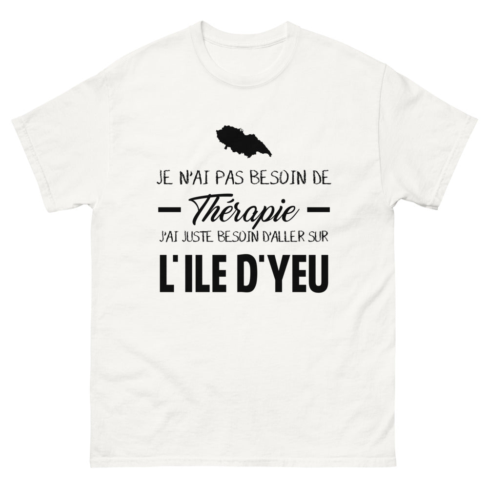 T-shirt blanc sur l'Ile d'Yeu - Thérapie