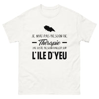 Thumbnail for T-shirt blanc sur l'Ile d'Yeu - Thérapie