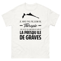 Thumbnail for T-shirt blanc sur la la Presqu Ile de Graves - Thérapie