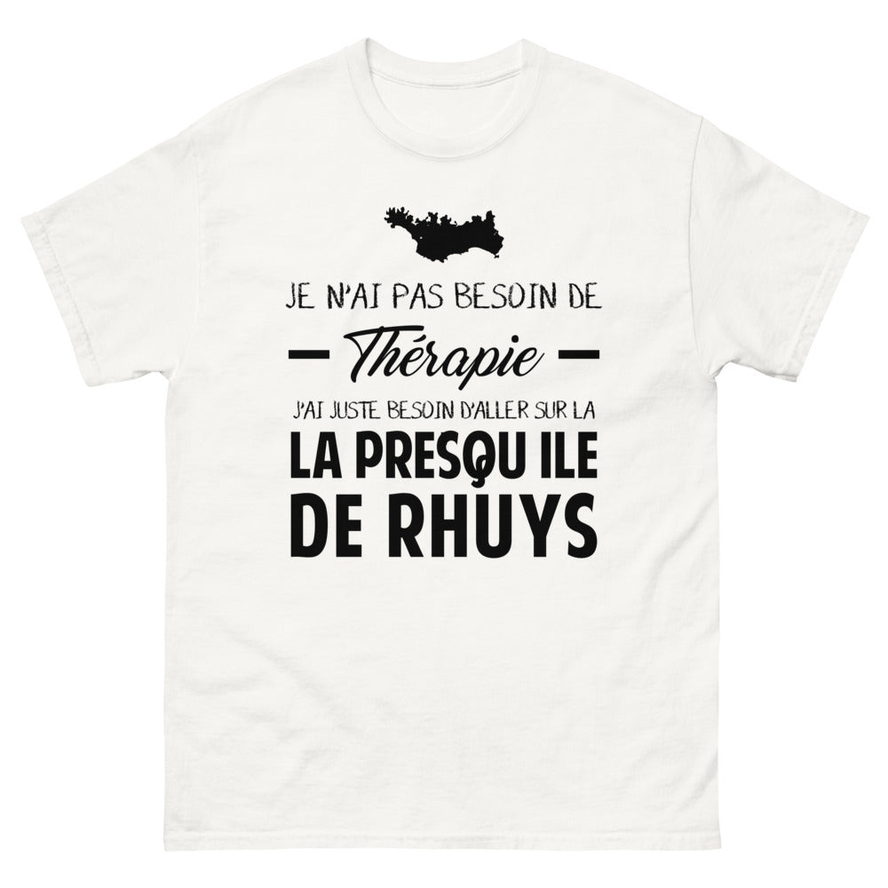 T-shirt blanc sur la la Presqu Ile de Rhuys - Thérapie