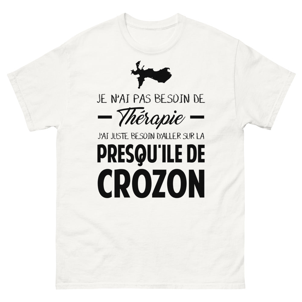 T-shirt blanc sur la Presqu Ile de Crozon - Thérapie