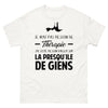 T-shirt blanc sur la Presqu Ile de Giens - Thérapie