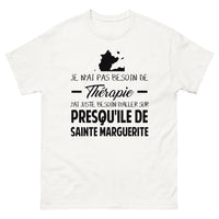 Thumbnail for T-shirt blanc sur Presqu Ile de Sainte Marguerite - Thérapie