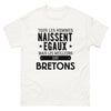 T-shirt blanc Les Meilleurs Sont Bretons