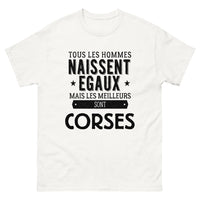 Thumbnail for T-shirt blanc Les Meilleurs Sont Corses