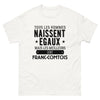 T-shirt blanc Les Meilleurs Sont Franc-comtois