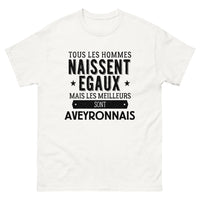 Thumbnail for T-shirt blanc Les Meilleurs Sont Aveyronnais