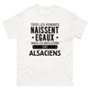 T-shirt blanc Les Meilleurs Sont Alsaciens