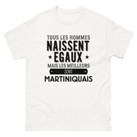 Thumbnail for T-shirt blanc Les Meilleurs Sont Martiniquais