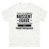 T-shirt blanc Les Meilleurs Sont Martiniquais