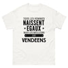 T-shirt blanc Les Meilleurs Sont Vendeens